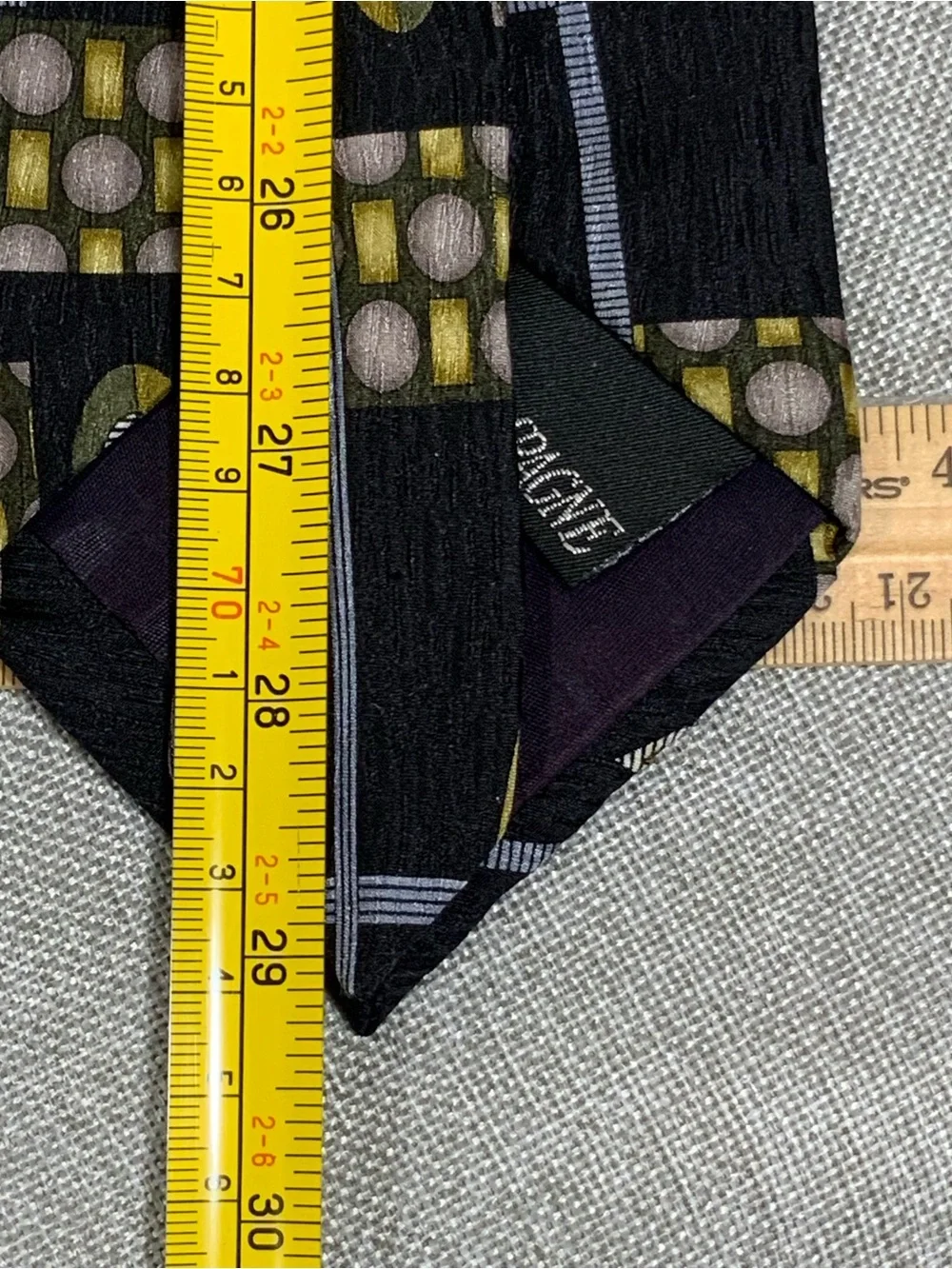 Vintage Cocktail Collection Champagne Silk Tie Stonehenge